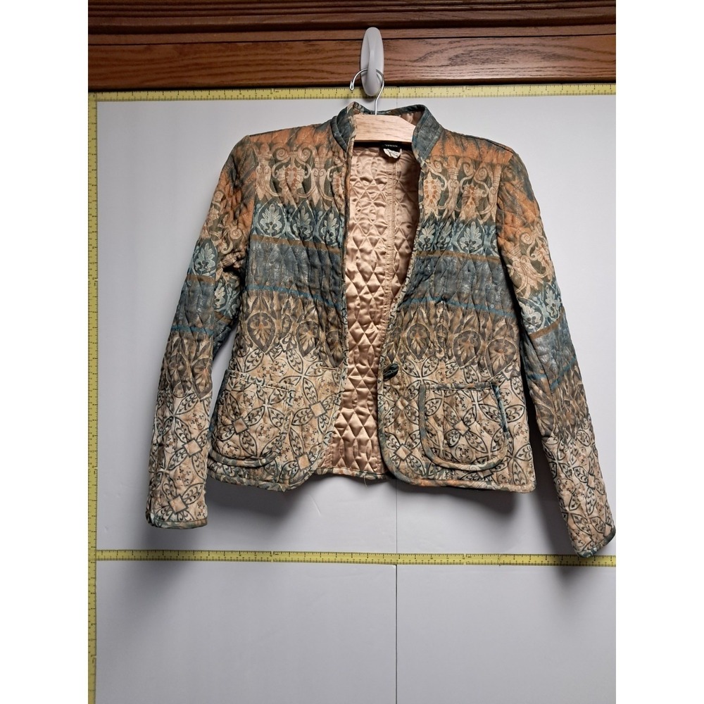 Sharon Young Quilted‎ Jacket-medium - Picture 3 of 7